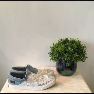 Denim Slip on sneakers